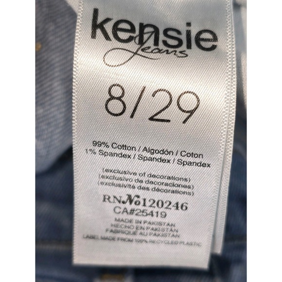 Kensie Jeans Womens The High Rise Short Size 8 Denim Cut Off Stretch VintageLuxe - Picture 3 of 8